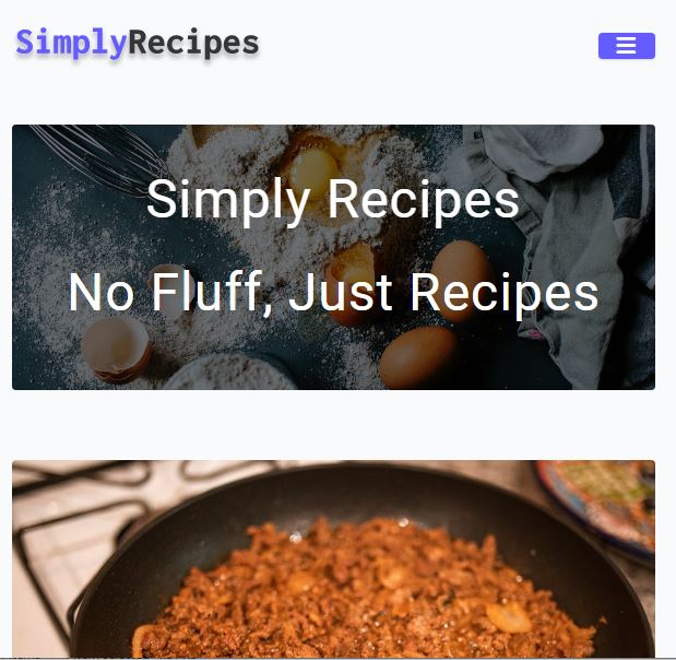 recipe website